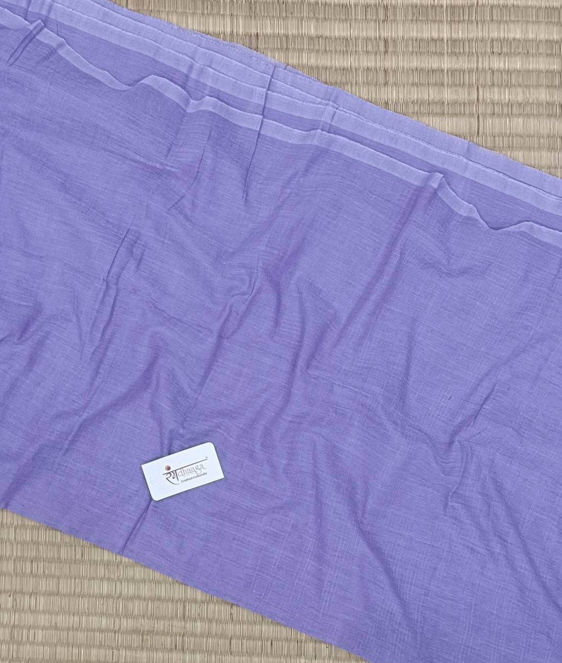 RangDhaaga Lavender cotton Saree