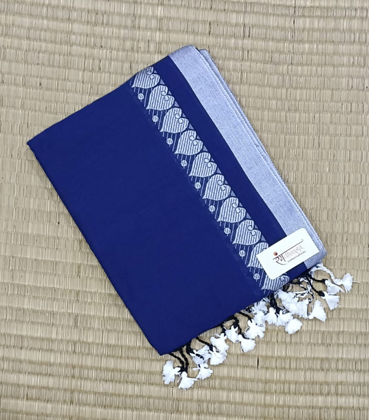 Midnight Blue With White Embroidery Board